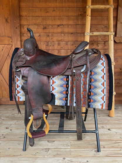 Jeff Smith Cowboys Collection Cutting Used Saddle