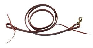 1/2" FLAT LATIGO LEATHER ROPING REIN