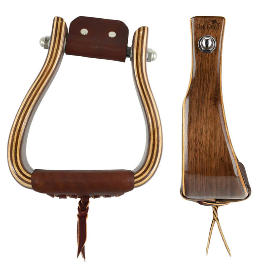 Don Orrell 3” Angled Offset Walnut Stirrup