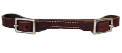 STITCHED LEATHER CURB STRAP (DARK OIL)
Stitched Leather Curb Strap - Adjustable Length