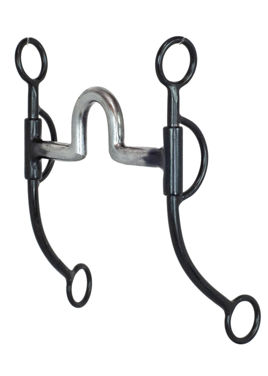 TYLER BLACK STEEL SHANK - HIGH PORT BIT