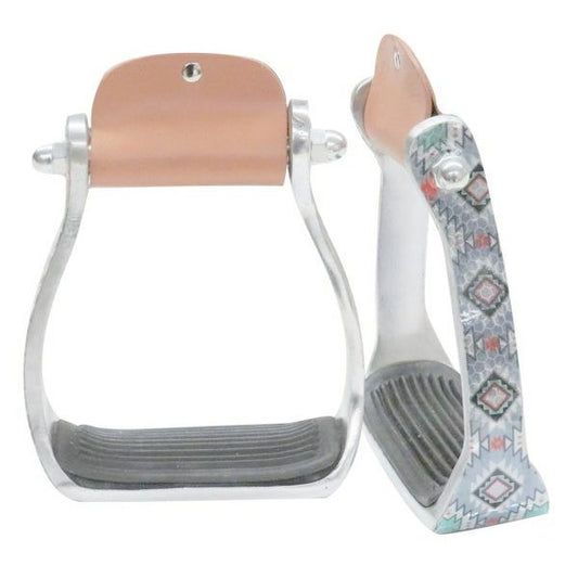Stirrups Shimmer Navajo Print