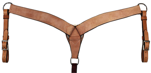 2" ROUGHOUT BREAST COLLAR (NATURAL)