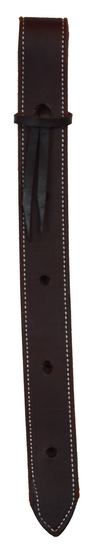 Stitched Latigo Leather Off Billet - Dark Oil - Made in the USA!