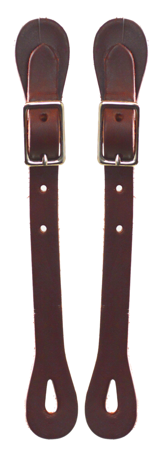 Ladies Economy Straight Spur Straps - Latigo Leather - Made in the USA!