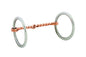 COPPER MEDIUM TWISTED WIRE O-RING SNAFFLE BIT