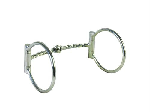 Formay slow twist D ring snaffle