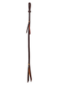 DOUBLED + STITCHED LEATHER TASSELS QUIRT (DARK OIL)