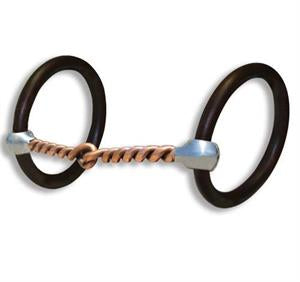 BOB AVILA - TWISTED COPPER O-RING SNAFFLE BIT