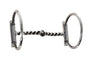 STAINLESS STEEL TWISTED WIRE D-RING SNAFFLE BIT
