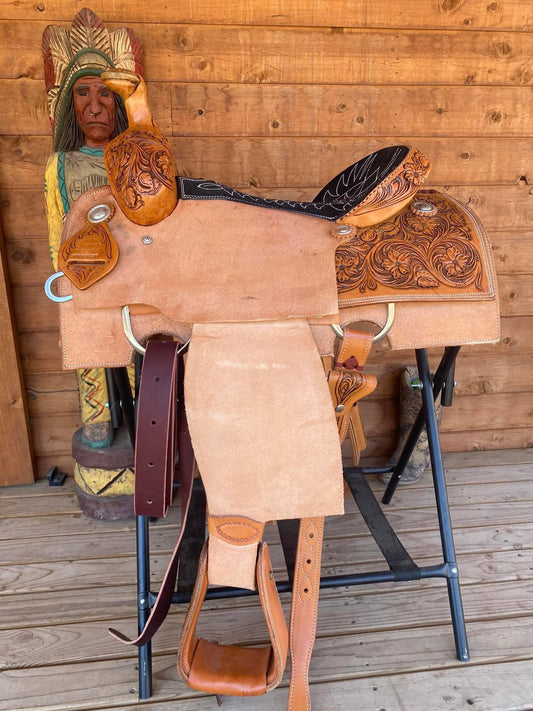 Rockin W Comanche Team Roping Saddle
