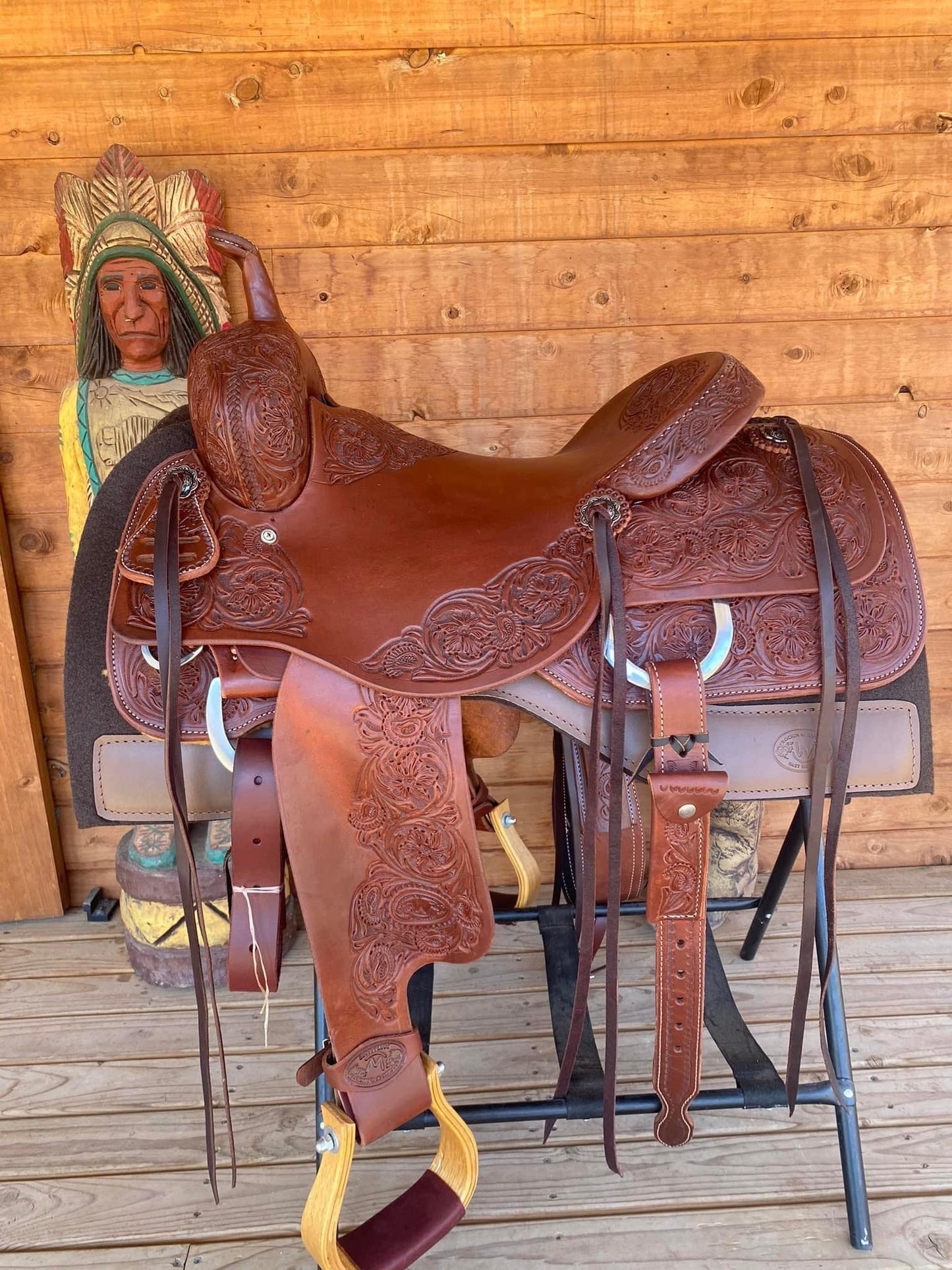 Rockin W Cutting Saddle