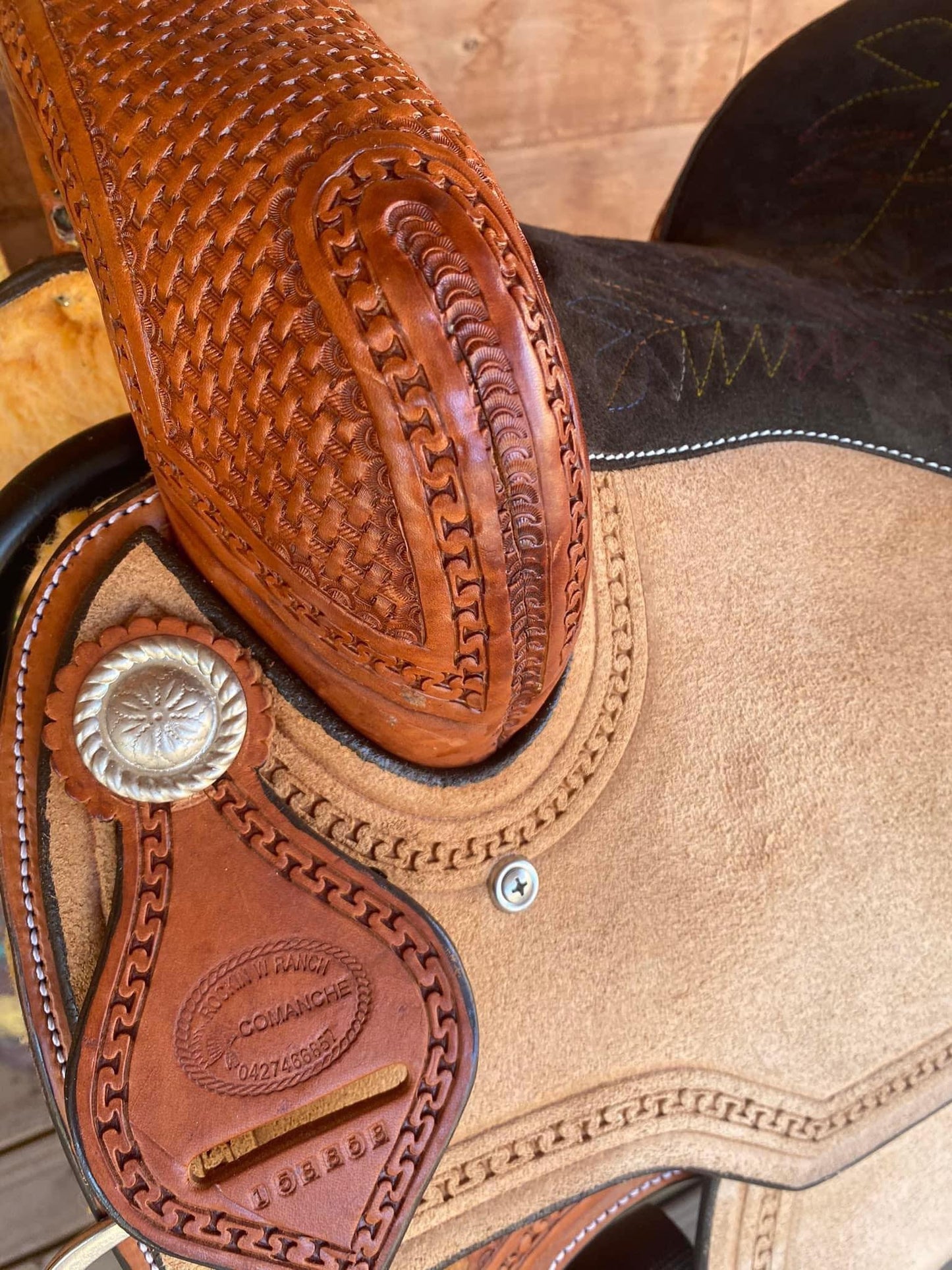 Rockin W Comanche Barrel Saddle