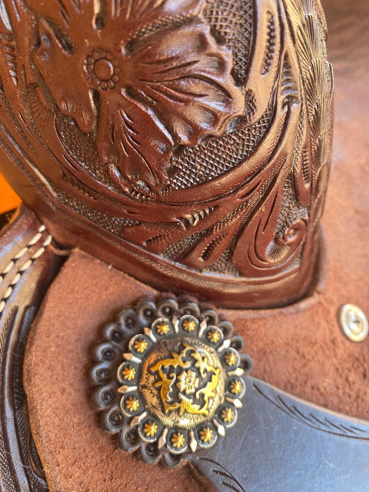 Rockin W Barrel Saddle