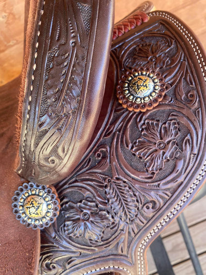 Rockin W Barrel Saddle