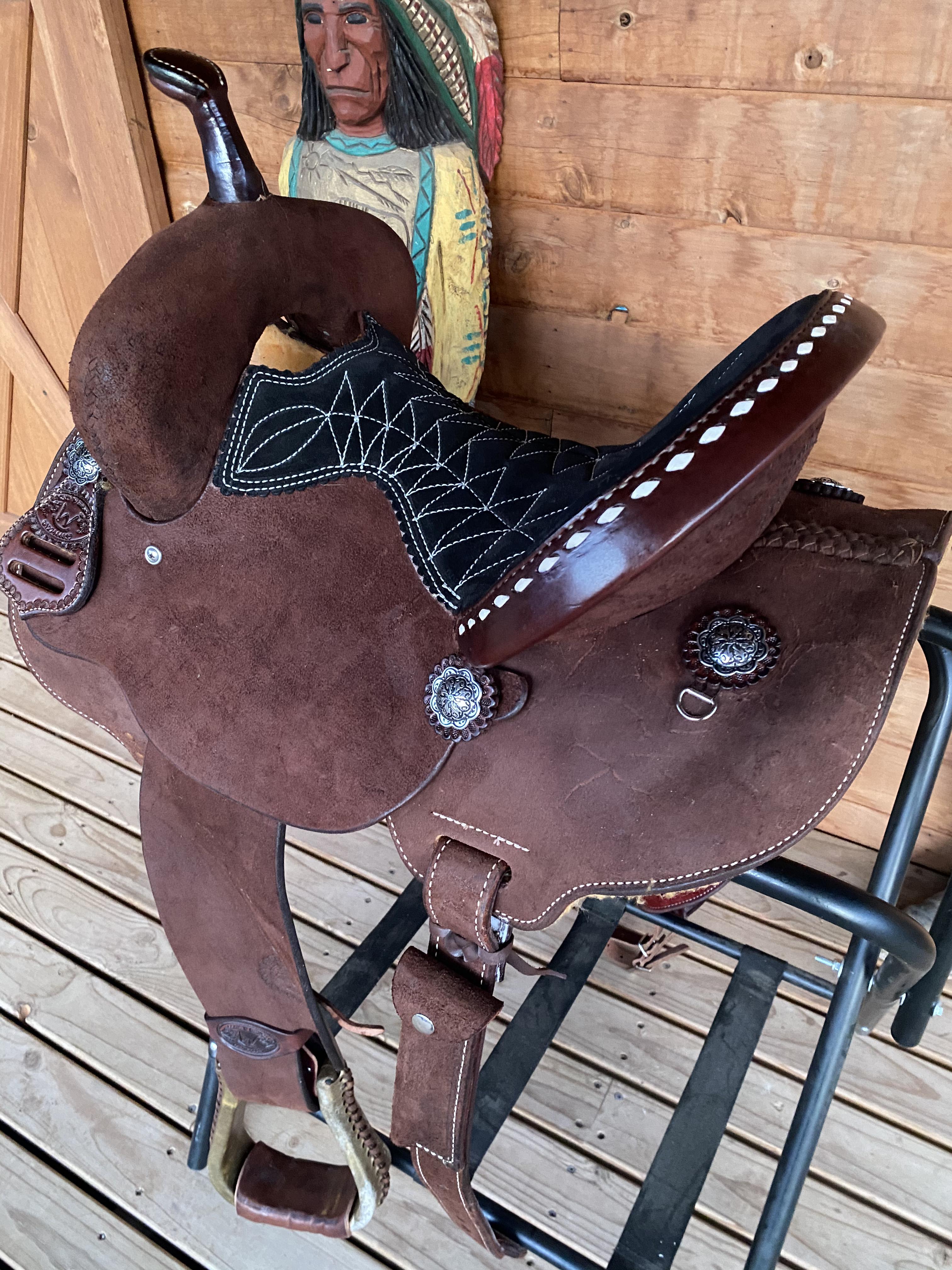 Rockin W Barrel Saddle – Rockin W Ranch Saddlery