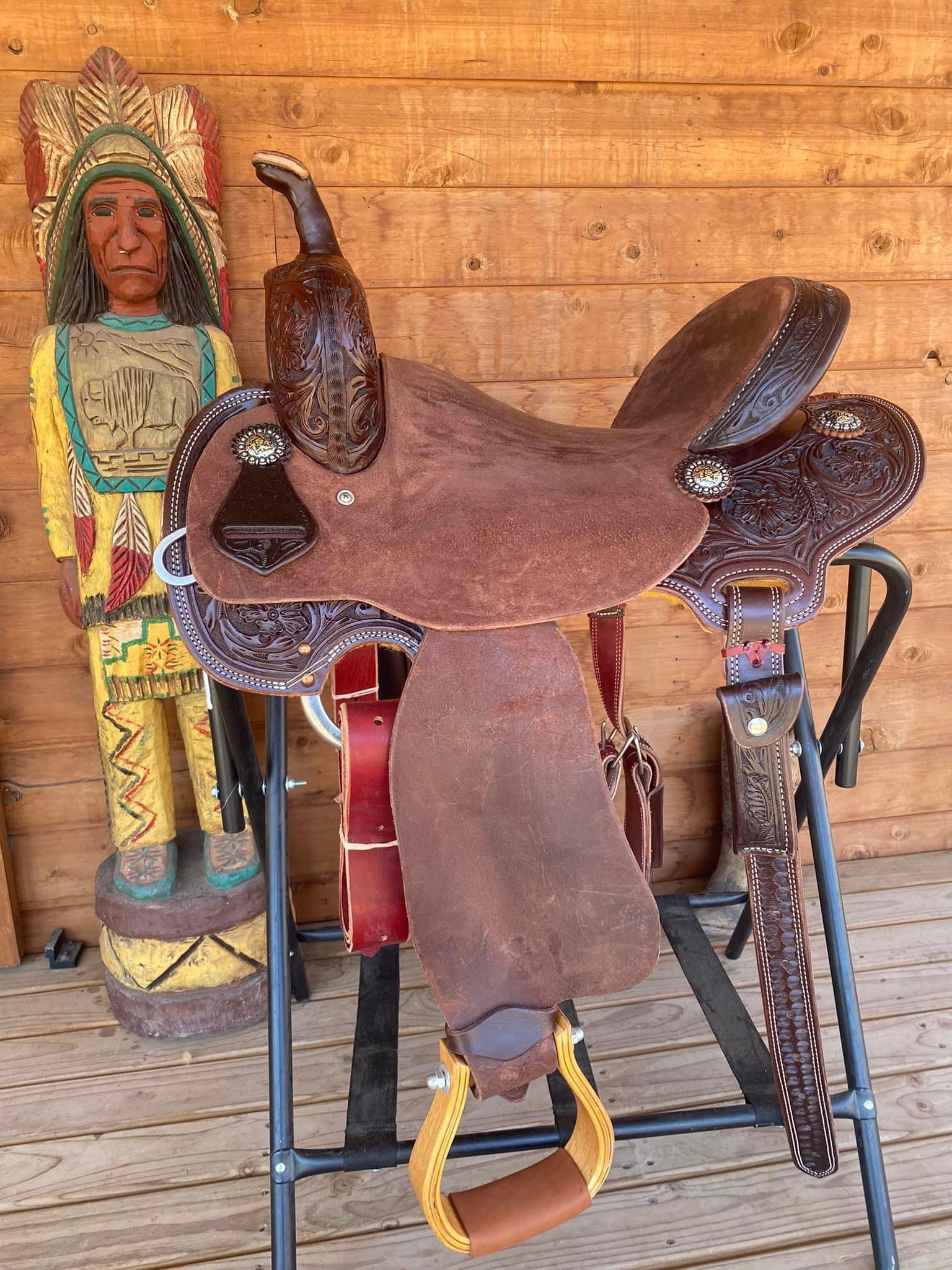 Rockin W Barrel Saddle | Rockin W Ranch Saddlery