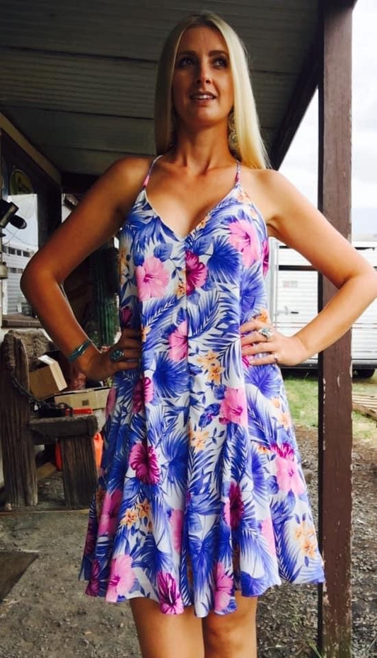 Tropical Floral Dress