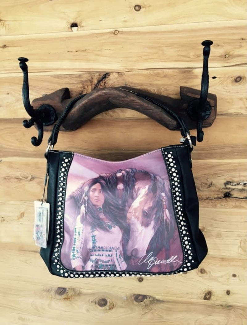Montana West Horse Art Concealed Handgun Handbag-Laurie Prindle Collection