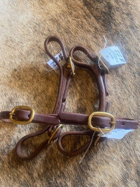 Oiled Double Buckle Curb Strap