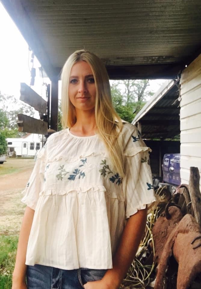 Floral Embroidered Top