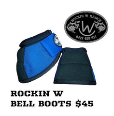Rockin W Bell Boots - Multiple Solid colors available