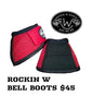 Rockin W Bell Boots - Multiple Solid colors available