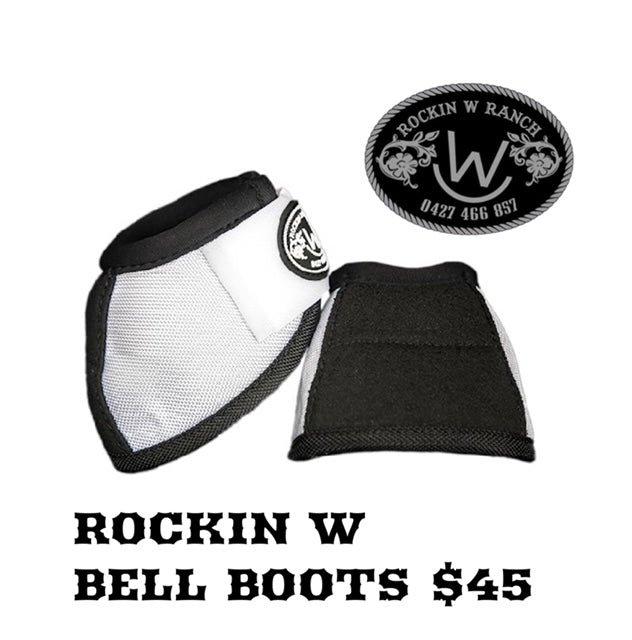 Rockin W Bell Boots - Multiple Solid colors available