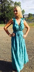 L&B Turquoise Lace Dress