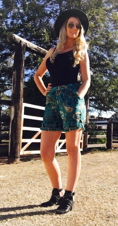 L&B Emerald Green Shorts