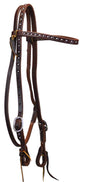 Dotted Double Buckle Browband Bridle