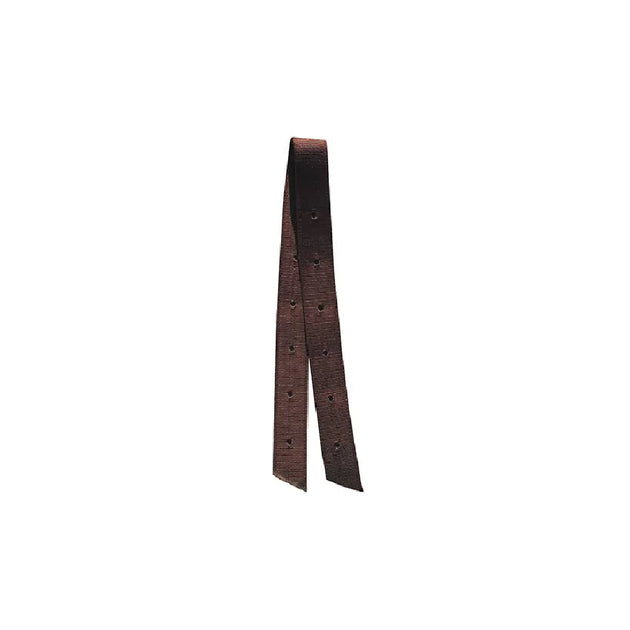 Sangle D'attache Western Pour Cheval En Nylon Marron, 6 Pieds – Latigo Solide Et Résistant