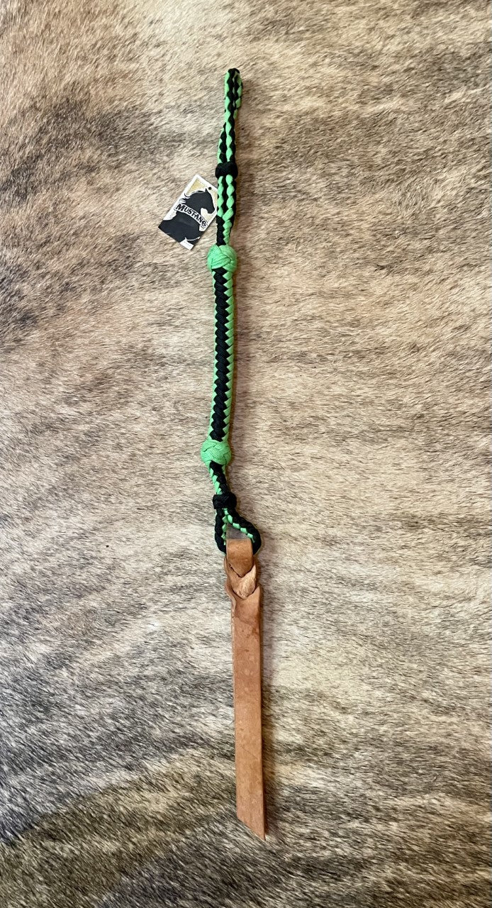 Lime Green and Black Quirt