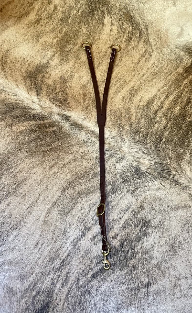 Oiled Dark Leather Training Fork