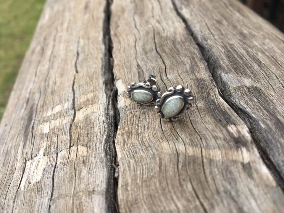 Silver Stud Earrings