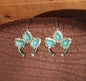 3 Stone Faux Turquoise Squash Blossom