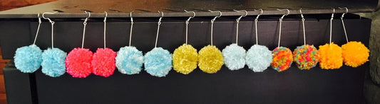 Pom Pom Earrings