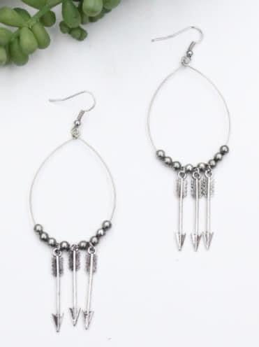 Arrow Hoop Earrings