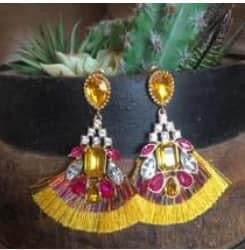 Gold Tassel Earrings