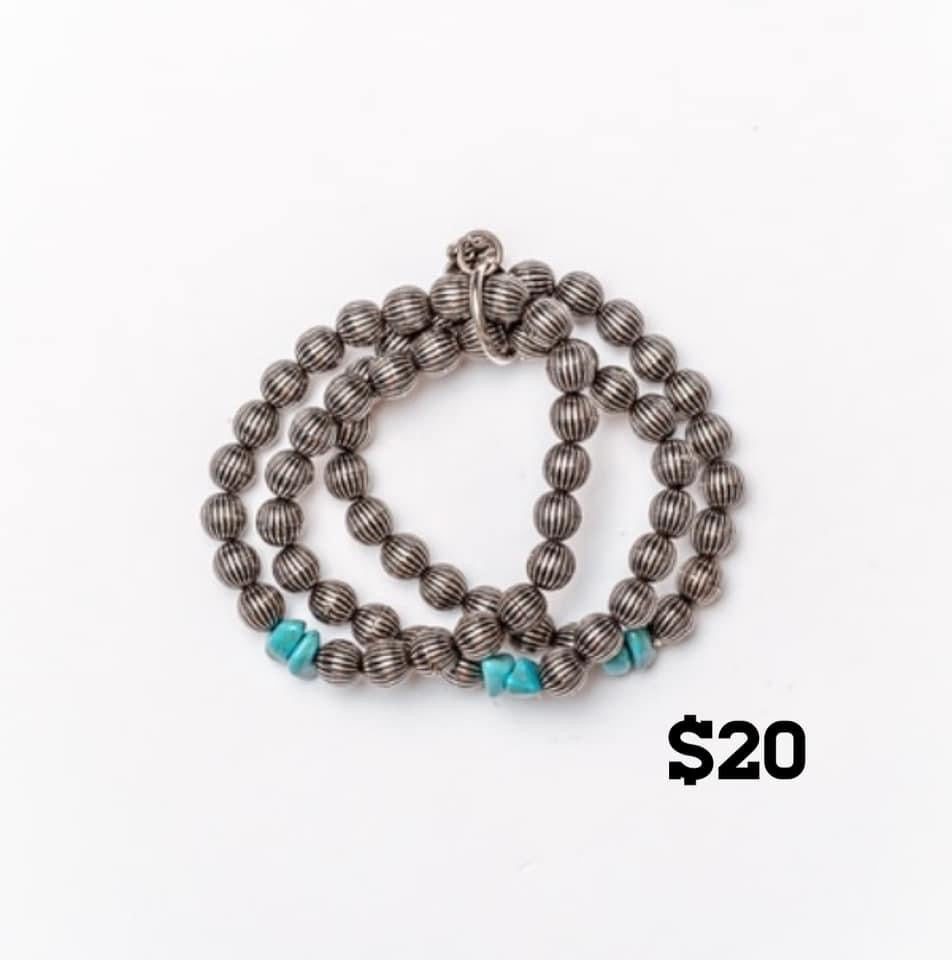 Faux Navajo Pearls and Turquoise