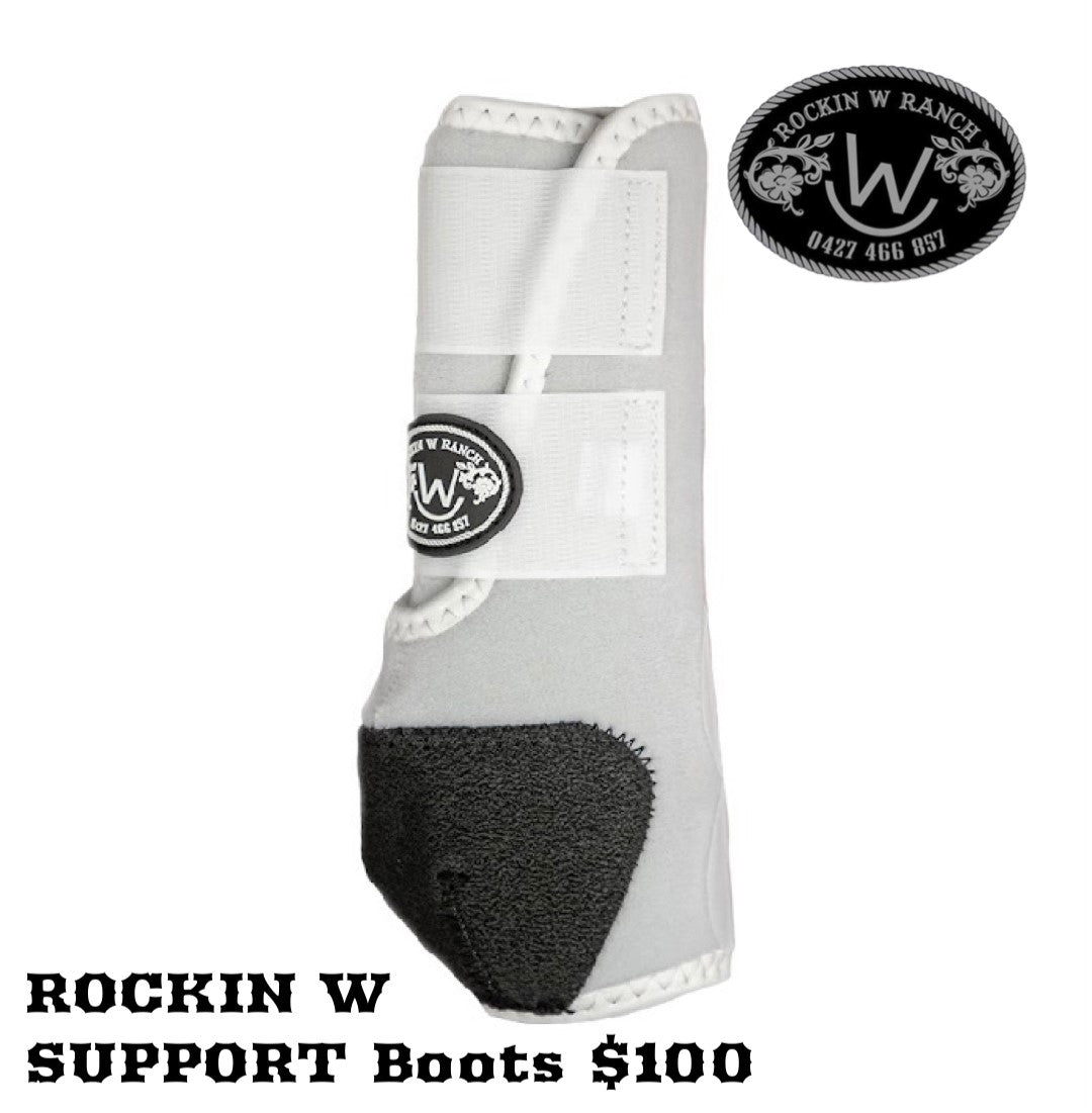 Rocking W R Brand Rockin W Support Boots – Rockin W Ranch Saddlery